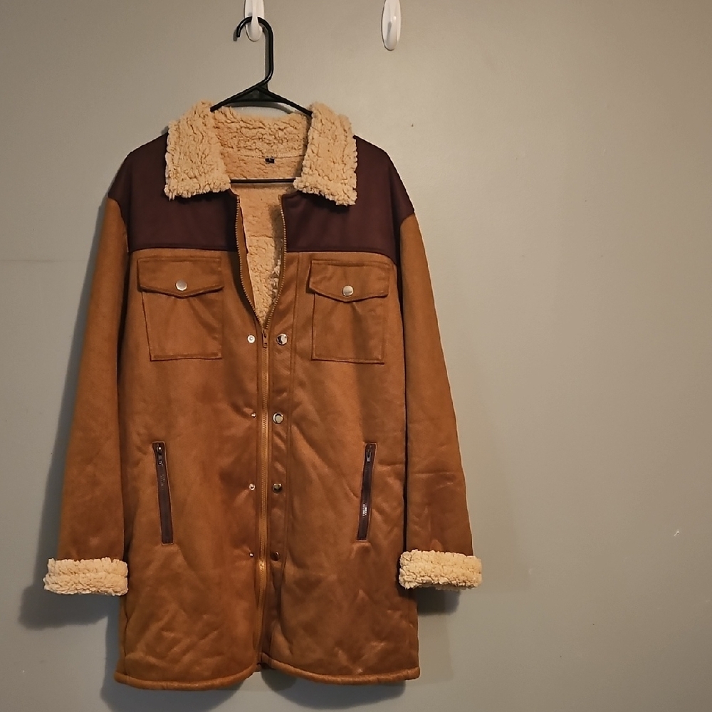 Woman's Brown Shearling Jacket